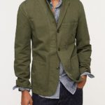 Kot Pantolon Kombin Koyu Yeşil Blazer Ceket