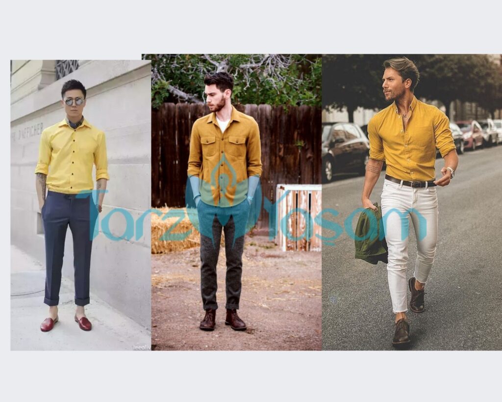 Sarı Gömleğin Altına Hangi Renk Pantolon Giyilir Erkek?